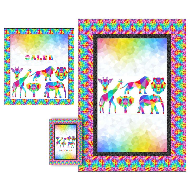 Zoometrix Quilt Pattern