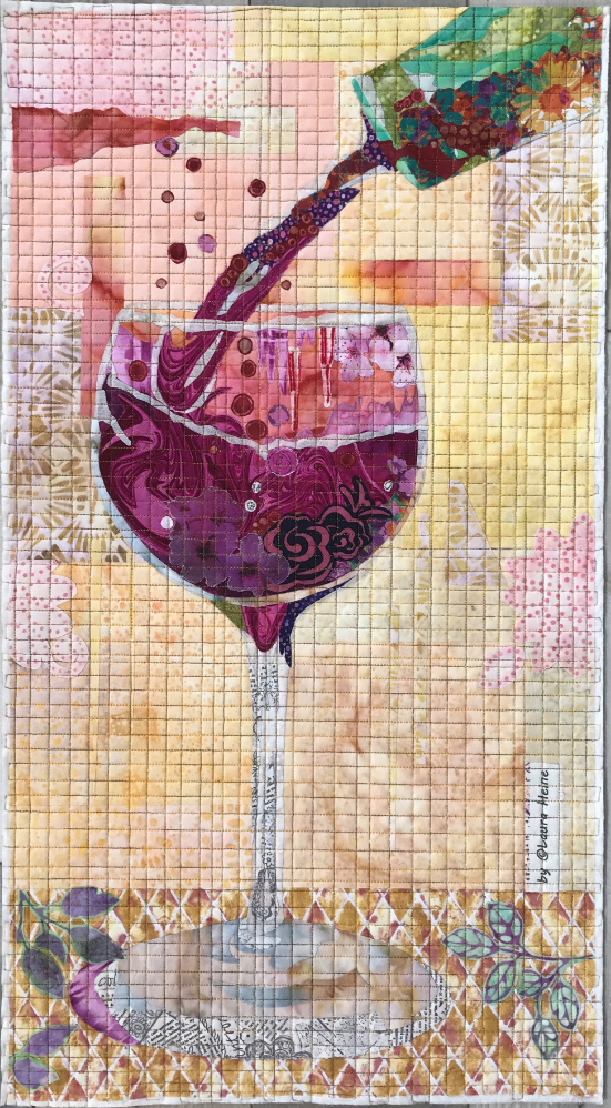 Vino Collage Pattern