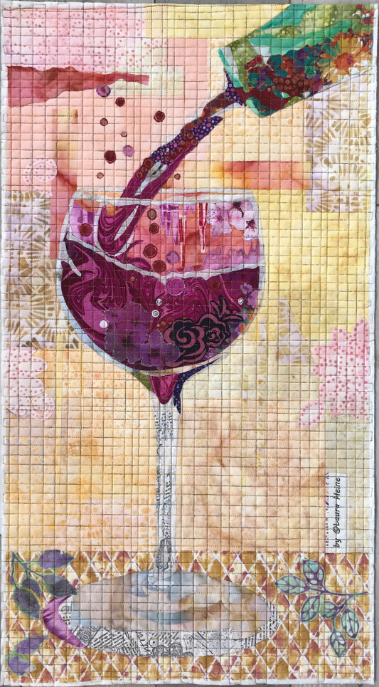 Vino Collage Pattern