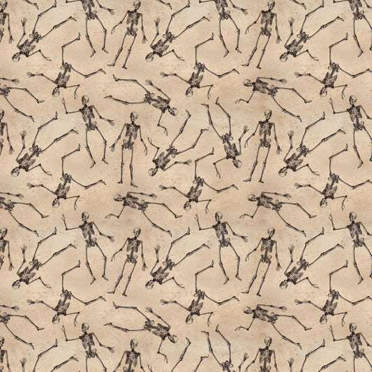 Gothic Halloween - Skeletons - Khaki