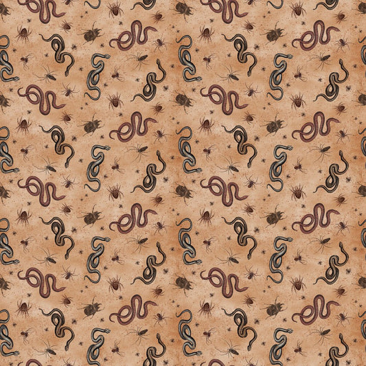 Gothic Halloween - Snakes & Bugs - Rust