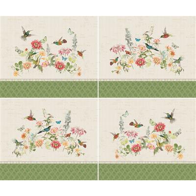 Hummingbird Days - Placemat Panel