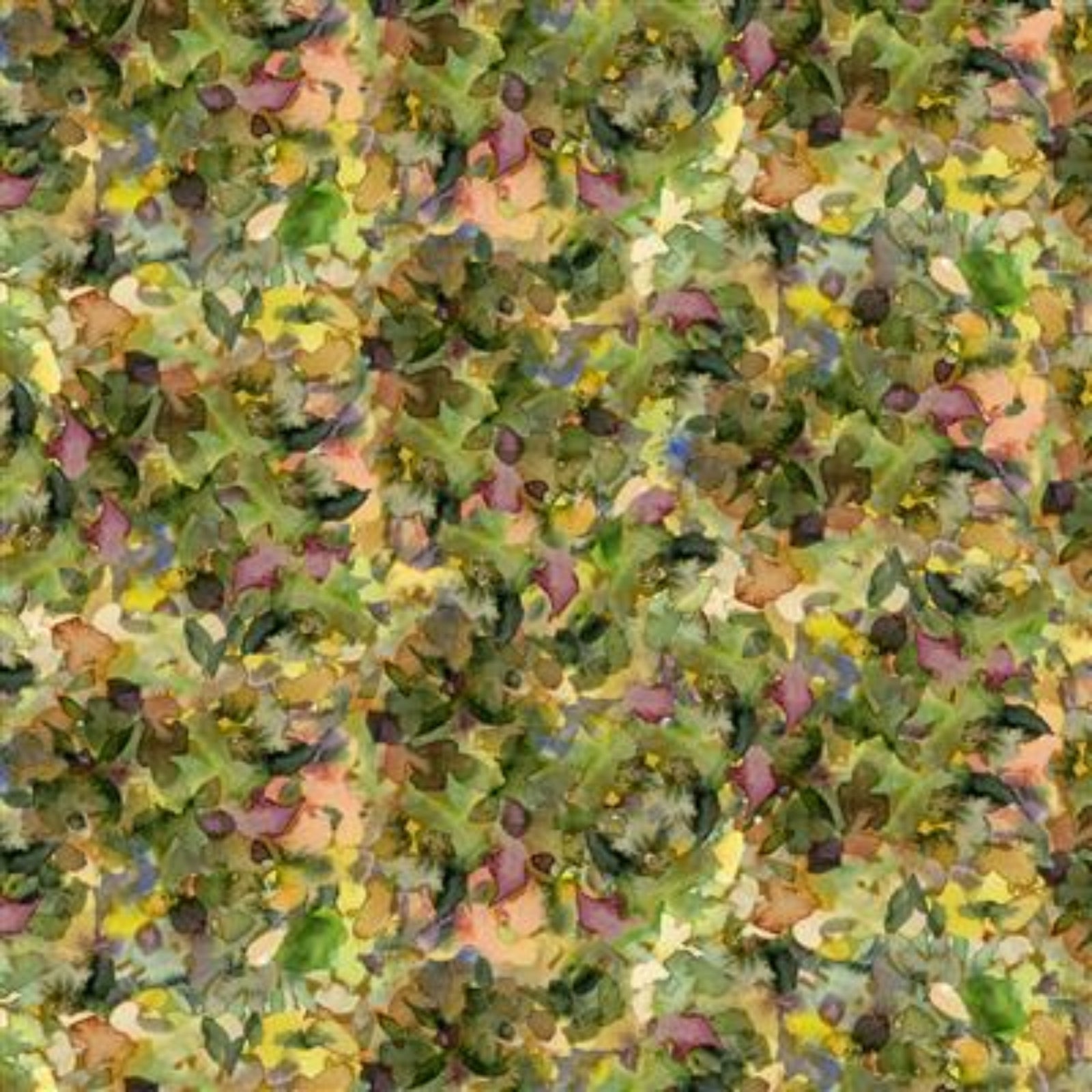 Colorful abstract pattern with green, yellow, and pink hues